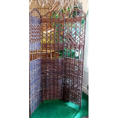 Willow Screen, 3 Panel Divider, 54"W X 60"H by MGP