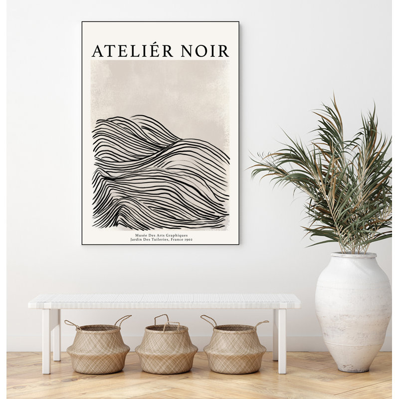 Toile encadrée Atelier Noir
