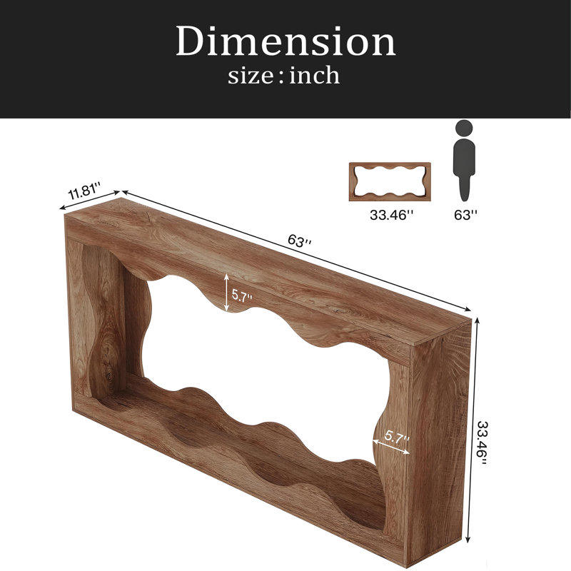 Modern Style Entryway Table,Industrial Console Table,Coffee Table, Wood
