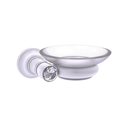 Porte-savon mural en cristal Gavin