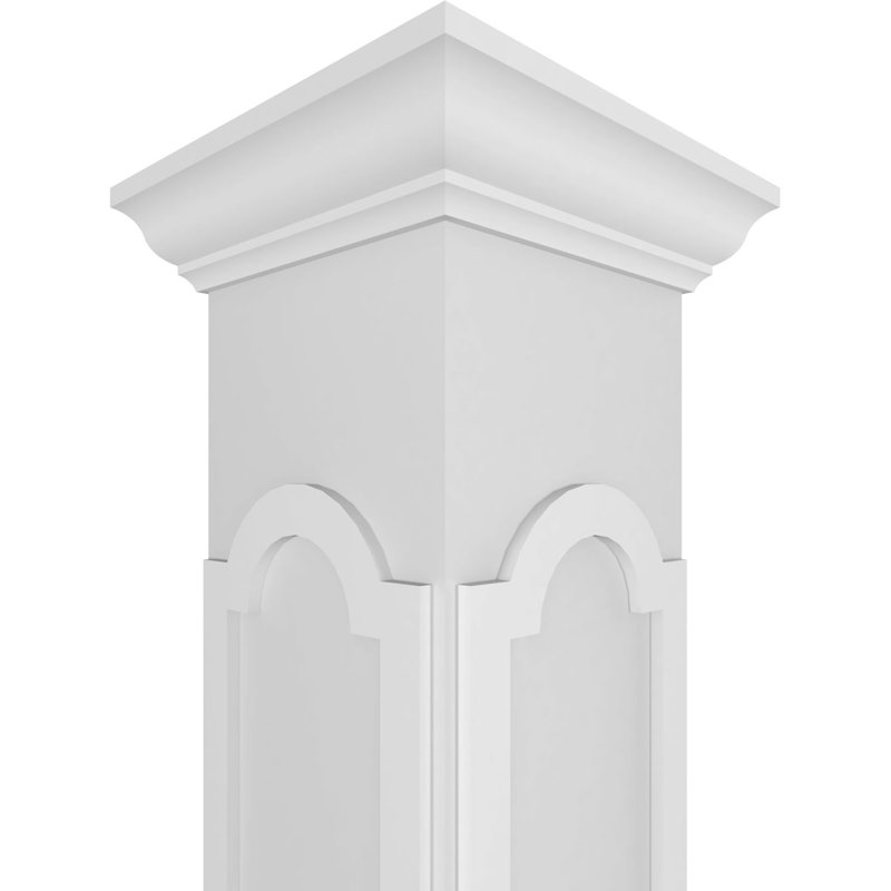Colonne carrée Custerman, H 120 po x l 7,625 po x P 7,625 po
