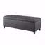 Banc de rangement capitonné à fermeture douce-1306635512