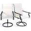Ensemble de 2 chaises d'extérieur, chaises pivotantes-162056718
