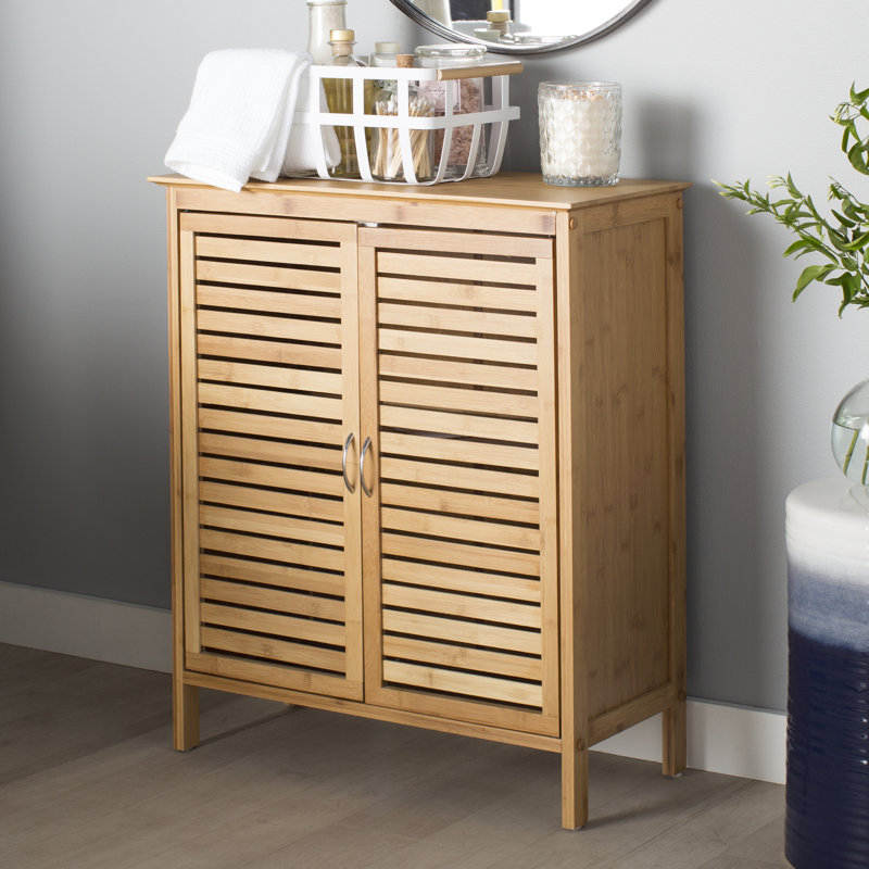 Nicieza Bamboo Bathroom Cabinet, Natural