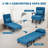 Convertible Sofa Bed Sleeper Chair, Single Person Chaise Lounge Couch W/ Pillow, Foldable Sofa Arm Chair W/ 6 Angles Adjustable Backrest, Folding Bed For Office Guest Room-1915139483
