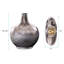 Vase en argent poli Advik - court-776319390
