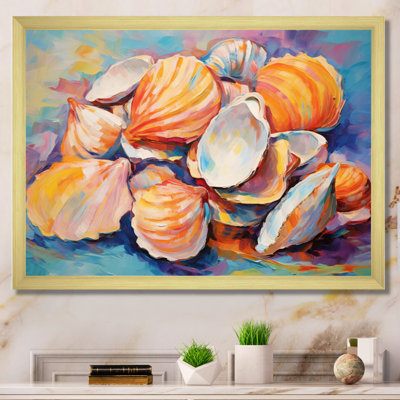 " Expressionist Seashells Collage II "