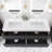 60''Wall-Mounted Double Bathroom Vanity In Brown With White Integrated Solid Surface Top