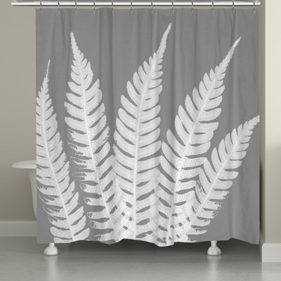 Menoher Grey Beauty Shower Curtain