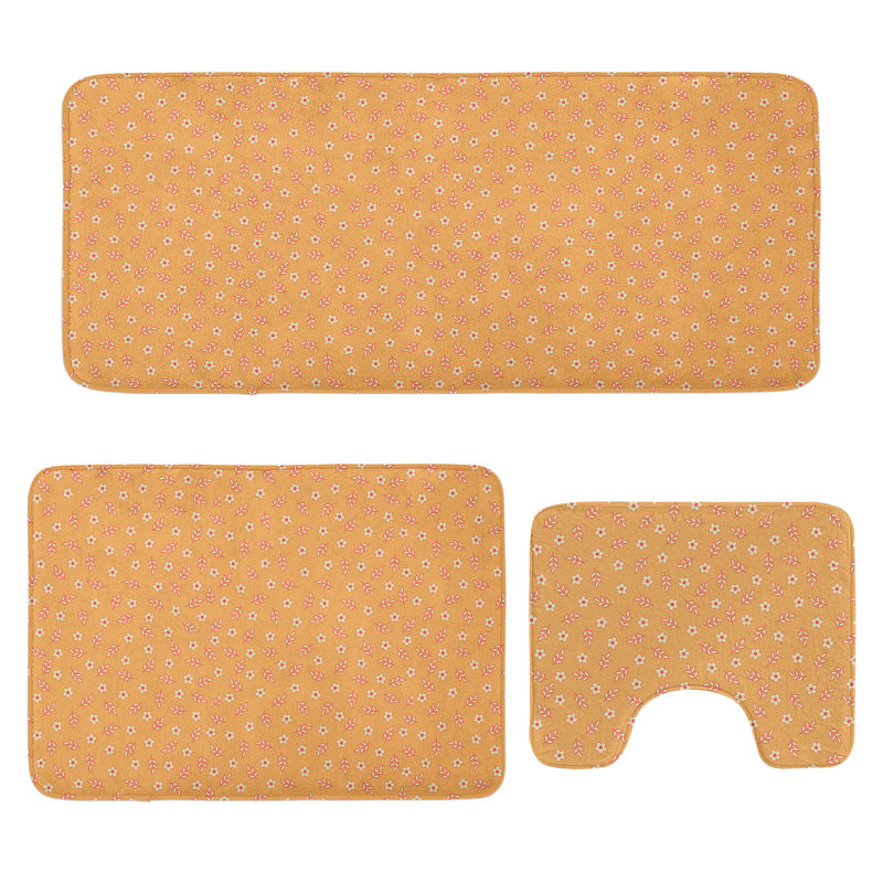  Ensemble de 3 tapis de salle de bain Spring