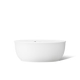 Sunstruck® 66" x 36" Freestanding Soaking Acrylic Bathtub with Heater
