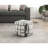 Multi-Color Square Pouf With Fabric Upholstery - Non-Slip Bottom, 300Lbs Weight Limit, 16" Cube, Modern Covered Sitting Non-Slip, 16"H, Capacity, Design