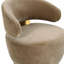 Upholstered Barrel Chair-1743833339