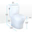 Aquia® Dual-Flush Elongated Two-Piece Toilet with Tornado Flush (Seat Included)