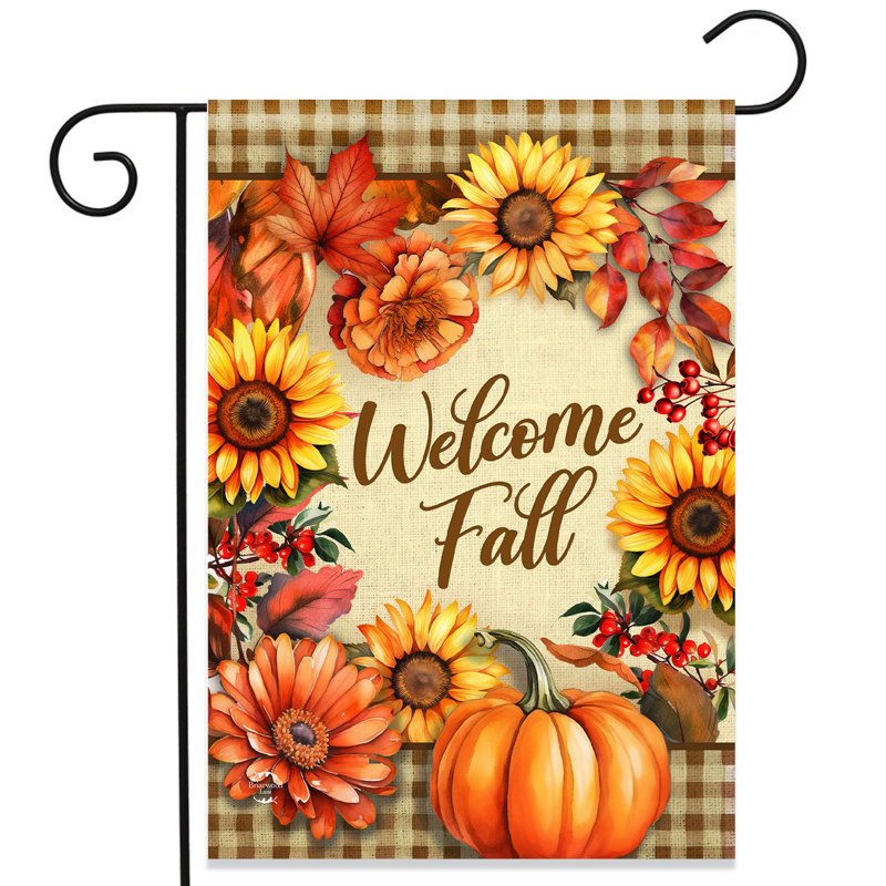 Drapeau de jardin Welcome