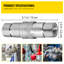 3/4NPT Hydraulic Quick Connect 3/4body Hydraulic Coupler 20.7MPa Hydraulic Coupling Quick Connect 106L/min Hydraulic Quick Coupler (ISO 16028)