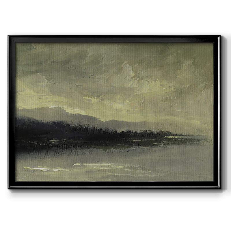 Coastal Dawn, reproduction d'art sur toile, Noir, H 18 po x l 26 po x P 1,5 po