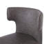 De 2 tabourets de bar à hauteur de comptoir de 28 pouces, chaises en cuir synthétique gris moderne avec structure en métal et repose-pieds ergonomique pour tabourets de cuisine (2), salle à manger rembourrée et stable