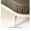 Chaise longue de style français en bois de bouleau et cuir pour chambre et salon-1096588863