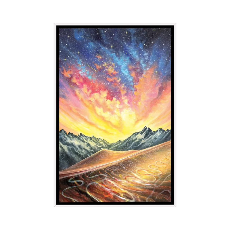 Fear Not 1 Piece Wall Art on Canvas, 152.5 cm H x 101.5 cm W, White Framed