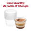 Gobelets à soufflé jetables en plastique transparent 92 ml (3,25 oz) - 2500 gobelets