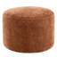 Regeani 57.5cm Round Upholstered Pouf Ottoman Mid Century Modern Standard Footstool Accent Seat-15429562