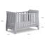 Sleigh Urbane Cot Bed With Mattress, Pebble