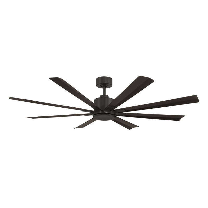 Size Matters 8-Blade Smart Ceiling Fan, 65", No, Bronze