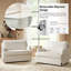 Chaise parsons surdimensionnée avec accoudoirs uniques Terren-655891815