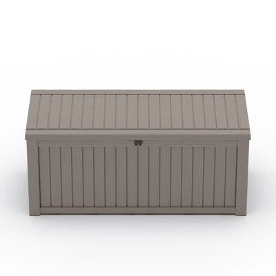 Brayden Studio 141cm W 820L Resin Lockable Deck Box