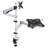 Full Motion Universal 2 Screen Pole Mount