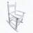 Children's Solid Hardwood White Rocking Chair-661720314