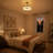 Arachne 17.7'' Fabric Flush Mount Ceiling Fan with Dimmable LED Lights and Remote Control