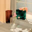 Vase de table en cristal sans plomb Blade-38601103-38601104