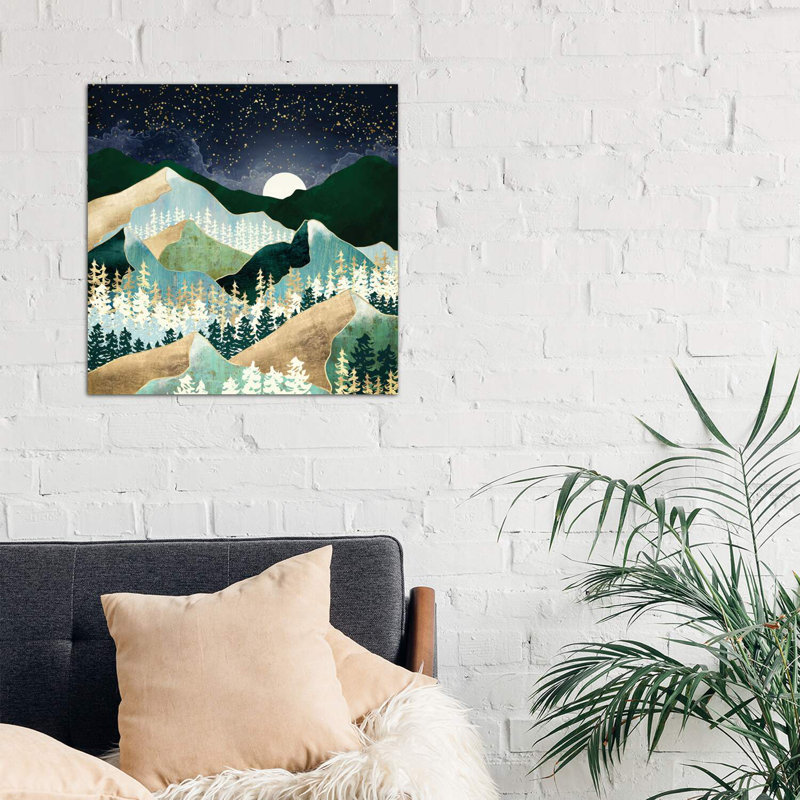 Spring Night Vista - Wrapped Canvas Print, 66.04 cm H x 66.04 cm W x 1.91 cm D