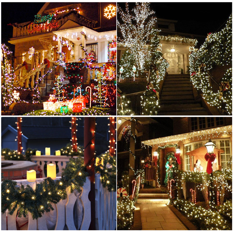393" LED String Lights with 8 Modes, Multicolor
