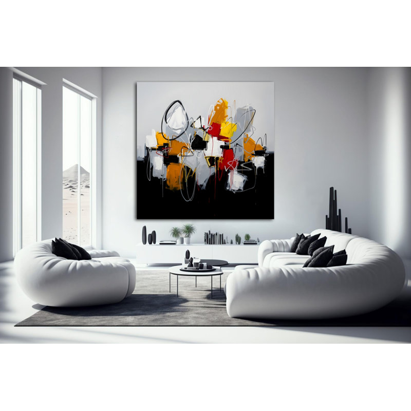 Overlapping Frequencies, 24" H x 24" W