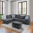 Dark Gray Fabric