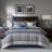 7 Piece Jacquard Comforter Set Navy