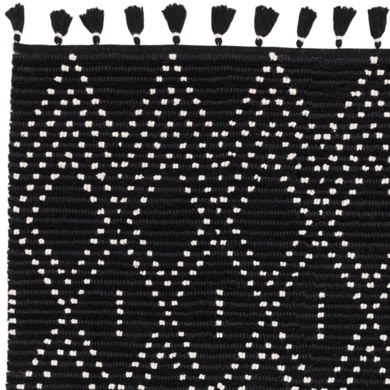 Criddle Rectangle Moroccan Wool Hand Woven Berber, Rectangle 200 x 290cm