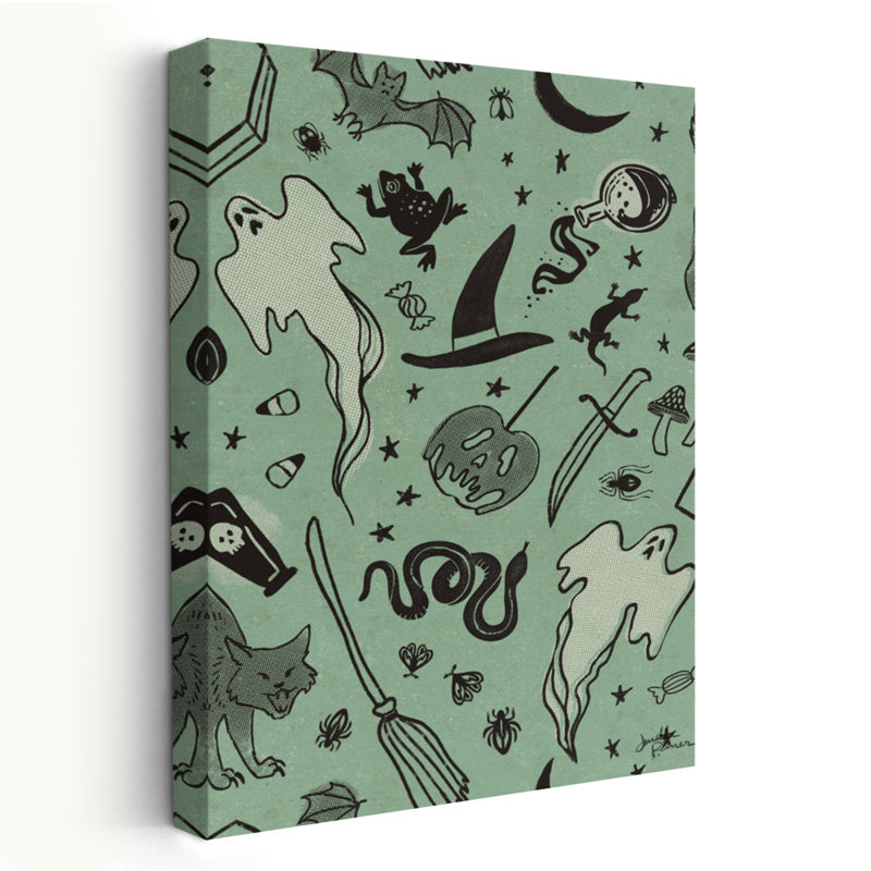 Motif de chats effrayés IVB - animaux noir, H 24 po x l 16 po