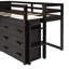 Lit mezzanine simple avec armoire et tablette-133238984