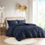 Twin/Twin Xl Bedding - Navy, Filling, Spot Clean Comforter For Soft Microfiber Reverse