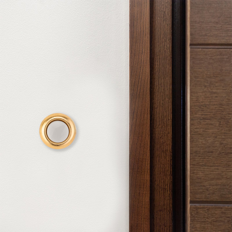 Brass Rim Push Button Doorbell