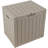 SunnyDaze Decor Lockable Outdoor Small Deck Box with Storage and Side Handles - 32-Gal. - Driftwood-71083069