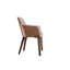 Chaise rembourrée noir / crème-1077833451