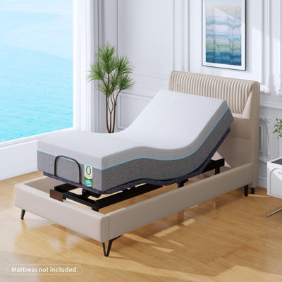  Zero Gravity Adjustable Bed Frame With Massage & Wireless Remote Control - Anti-Snore, USB Ports, LED Light