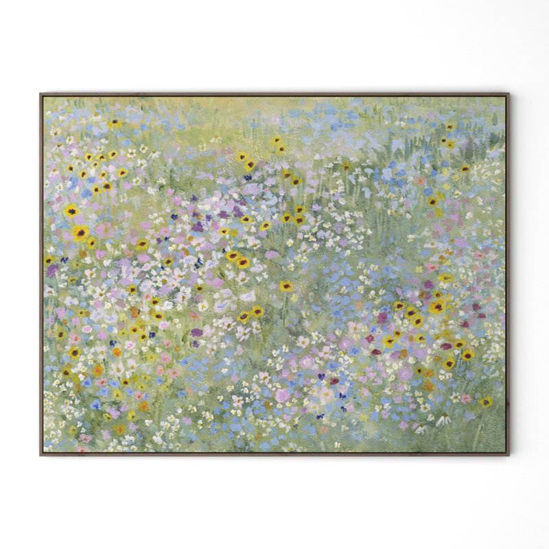 Meadow Painting by Brittany Smith, 18" H x 24" W, Dark Brown