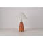 Lampe de table de style moderne Mid-Century 18,11 pouces avec base en similicuir orange -865515933-865515934