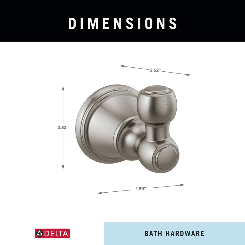 Accessoire de quincaillerie de salle de bain Woodhurst, Acier inoxydable Brilliance